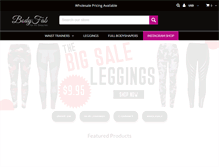 Tablet Screenshot of bodyfab.com